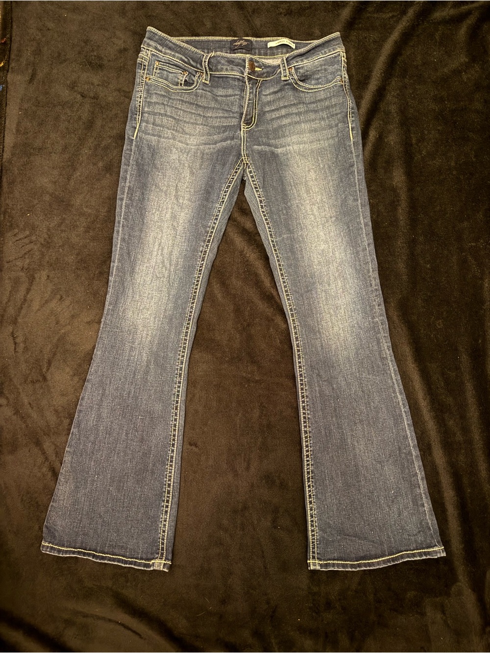 Daytrip Blue Denim Flare Jeans